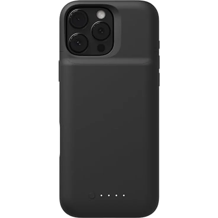 mophie Juice Pack TPU Back Cover Schwarz für Apple iPhone 16 Pro Max, Smartphone Hülle mit zusätzlichem Akku und Fallschutz, Schwarz – Bild 3