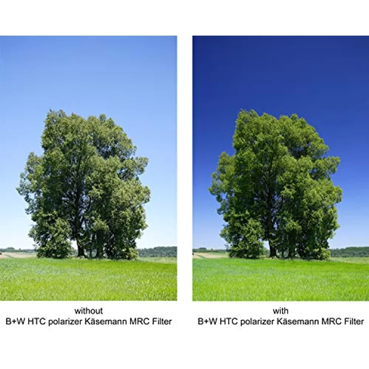 B+W Polarisationsfiter Zirkular - S03 Basic Line - 67 mm, MRC 16x, Grip-Drehring, für Weitwinkel- bis Teleobjektiv, 1100752 – Bild 5