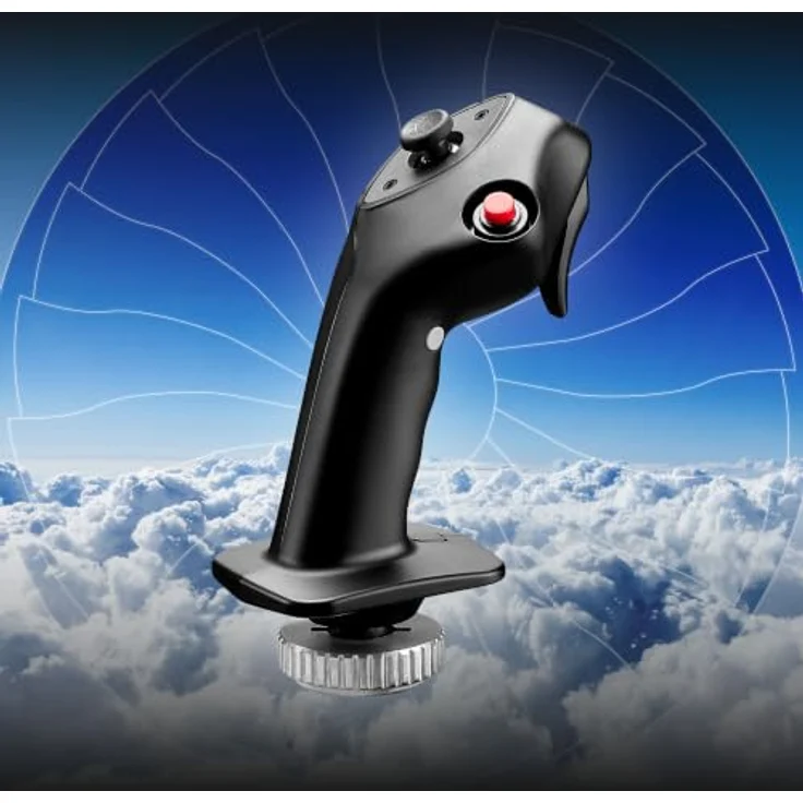THRUSTMASTER Airbus Add-On Grip für Linkshänder, Joystickgriff A300/A400M, kompatibel mit AVA- und HOTAS-Basen, H.E.A.R.T Technologie – Bild 3