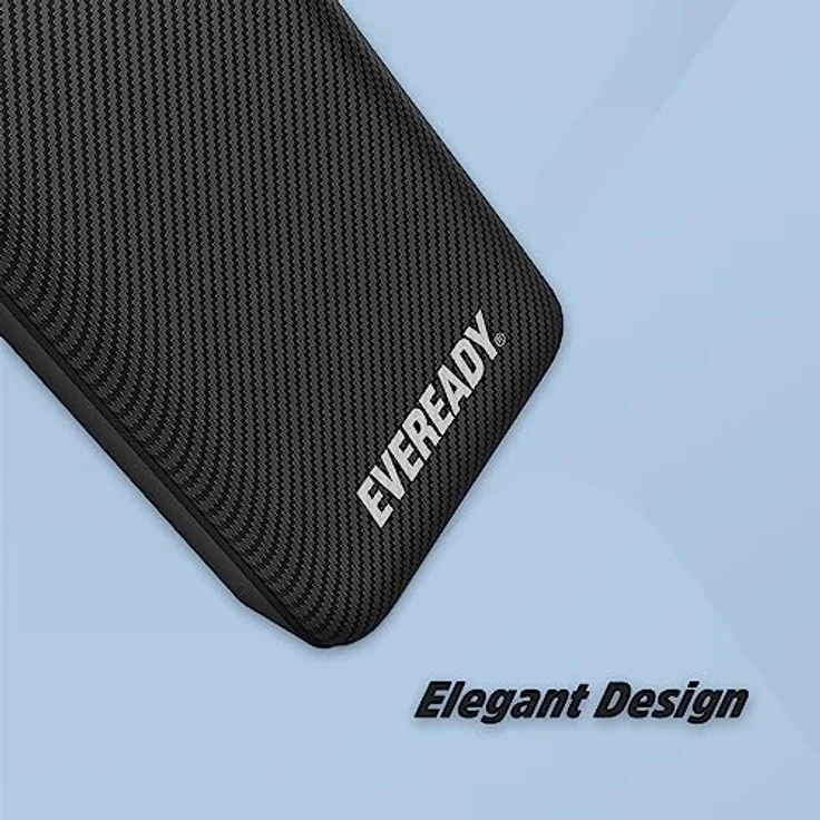 Energizer EVEREADY - Externer Akku 20000 mAh + USB-A/Micro-USB-Kabel - Schwarz – Bild 2