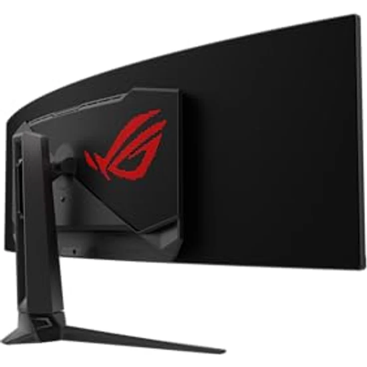 ASUS ROG Swift OLED PG49WCD  - 49 Zoll DQHD Curved Gaming Monitor - 144 Hz, 0.03ms GtG, G-Sync, FreeSync, HDR 400 - QD-OLED Panel, 32:9, 5120x1440, DP DSC, HDMI 2.1, USB-Hub, 90W USB-C, ergonomisch – Bild 3