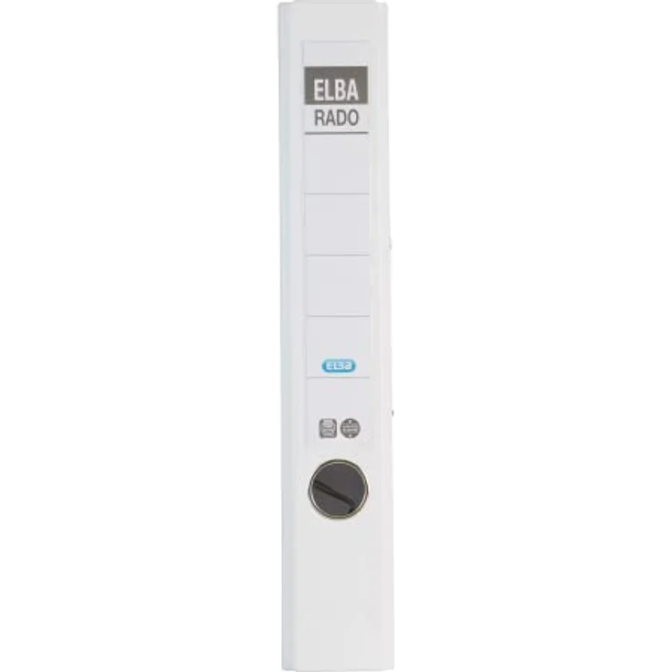 ELBA Aktenordner Ordner rado brillant 50mm DIN A4 Pappe weiß - Beschriftungsmöglichkeit mit ELBA print, rado-Ösen für standfestes Aufstellen, schmutz- und feuchtigkeitsabweisend – Bild 2