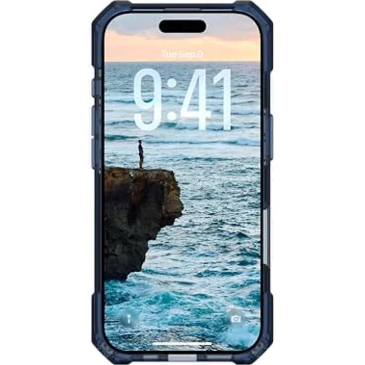 URBAN ARMOR GEAR Essential Armor MS Case für Apple iPhone 17, optimiert für Wireless Charging, 4,6m Fallschutz, cloud blau – Bild 4