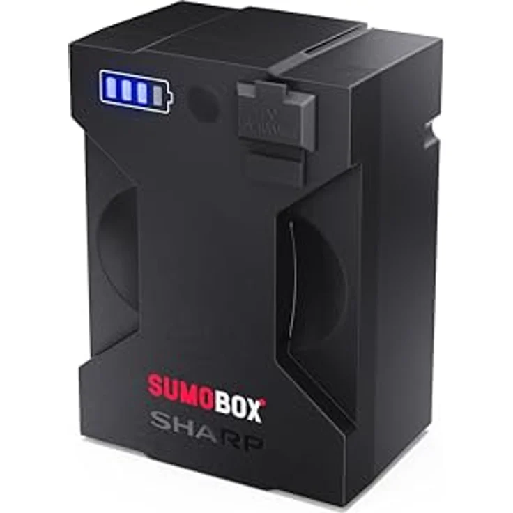 SHARP CP-LSBP1, Wiederaufladbarer 14,8 V Li-Ion-Akku mit Ladegerät, kompatibel mit SumoBox CP-LS100 und CP-LS200, USB-A Powerbank, 5,0 Ah, 74 Wh – Bild 2