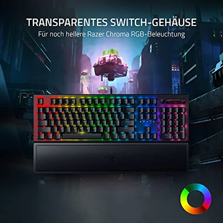 Razer BlackWidow V3 Tastatur USB QWERTY US Englisch Schwarz (RZ03-03540100-R3M1) – Bild 5