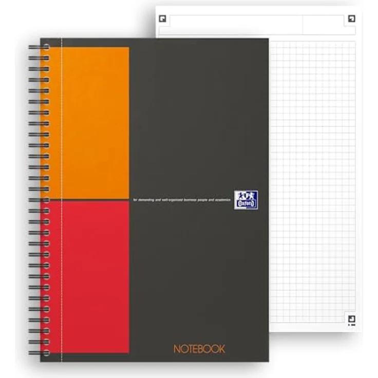OXFORD Notebook Connect - Collegeblock B5 kariert, 80 Blatt, Hardcover, 4 Eckmar, mit Premium OPTIK PAPER® und SCRIBZEE® kompatibel – Bild 2
