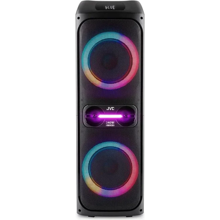 JVC XS-EP624B, tragbarer Party-Lautsprecher in Schwarz