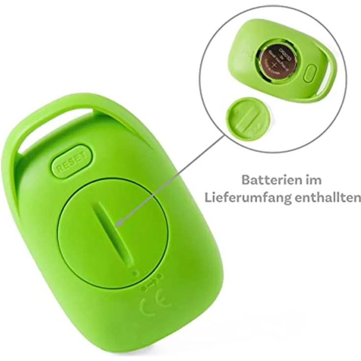 PULOX Pulox Pedometer PS-100 - Einfacher und präziser Schrittzähler mit 3D-Sensor in Grün – Bild 3