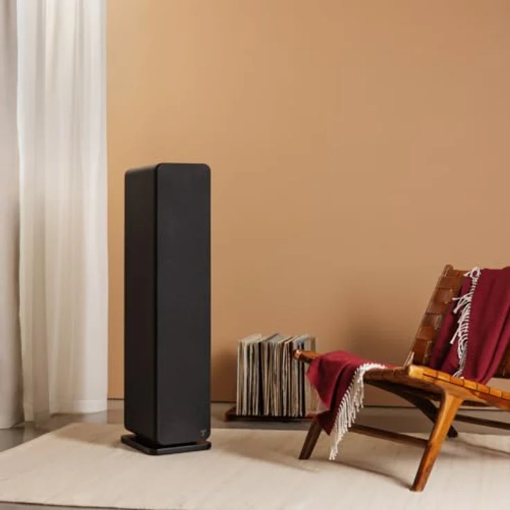 Teufel Ultima 40 Mk4, HiFi Standlautsprecher Paar mit Phase-Plug Hochtöner, Doppelrohr-Bassreflex und Kevlar Mitteltöner - schwarz – Bild 4