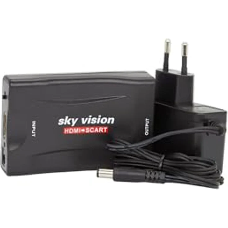 Sky Vision HSC 01 HDMI auf Scart Adapter, Plug & Play Konverter mit 1080p Eingang und 576p Ausgang, kompatibel mit PAL und NTSC, kompakte Bauweise für alte Fernseher – Bild 5