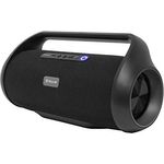 TELLUR Obia Bluetooth Lautsprecher Groß, 50W, Musikbox Bluetooth mit True Wireless Stereo, IPX5 Spritzwassergeschützt, Radio Bluetooth Box, Freisprechfunktion, USB, AUX-Buchse 3,5 mm, Schwarz
