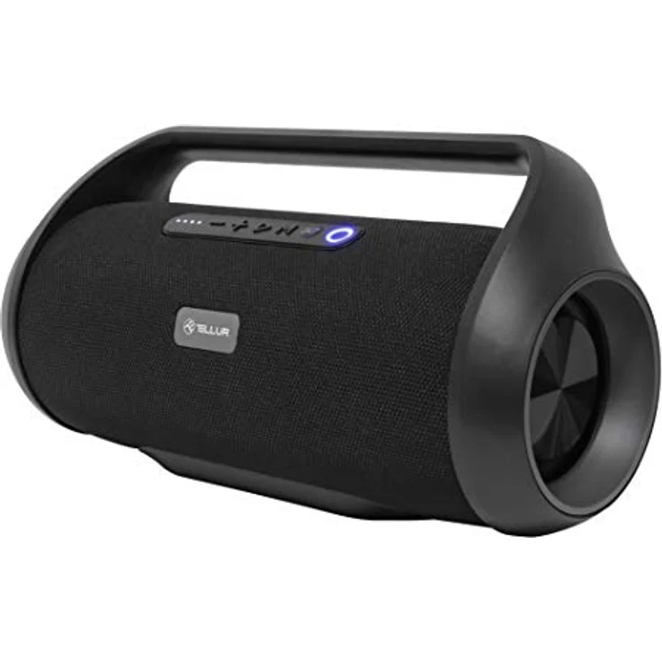 TELLUR Obia Bluetooth Lautsprecher Groß, 50W, Musikbox Bluetooth mit True Wireless Stereo, IPX5 Spritzwassergeschützt, Radio Bluetooth Box, Freisprechfunktion, USB, AUX-Buchse 3,5 mm, Schwarz – Bild 1