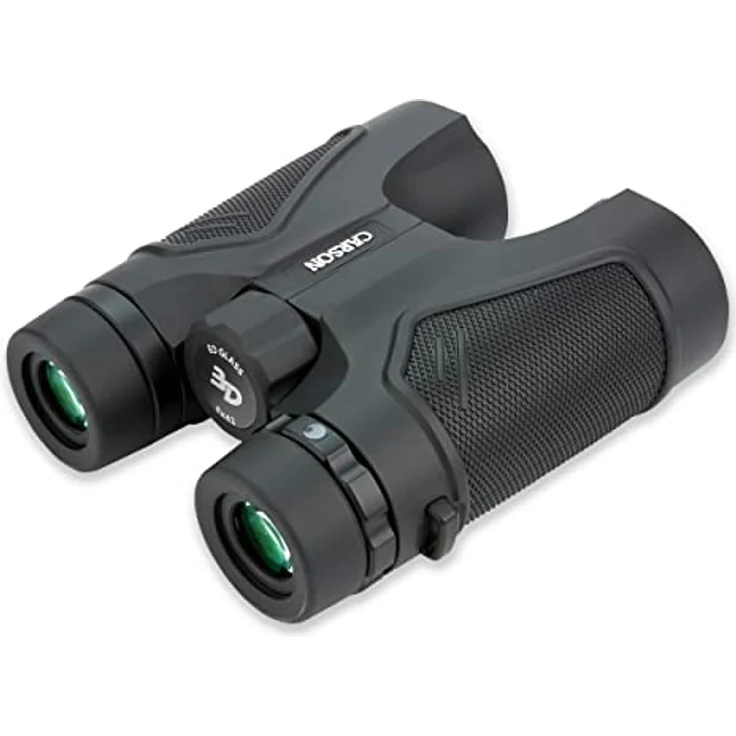 Carson Fernglas 8x42 mm, wasserfest mit Anti-Rutsch-Griff, ideal für Outdoor-Aktivitäten – Bild 3