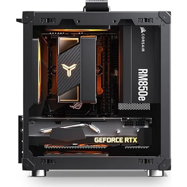 Jonsbo C6-ITX PC Gehäuse, Mini-ITX - schwarz, bis zu 3 Lüfter, Platz für 2 Laufwerke – Bild 4