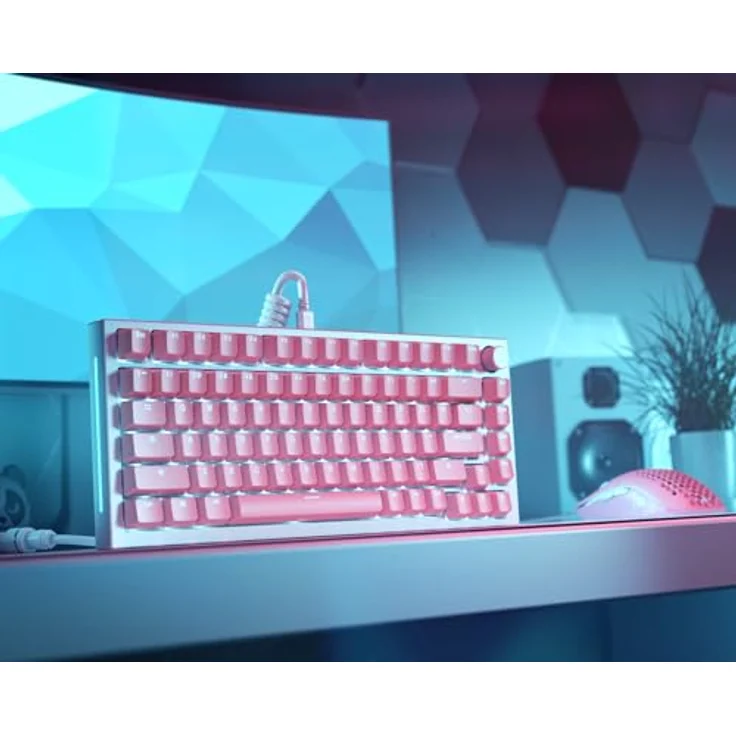 Glorious GMMK ABS Doubleshot V2 USA Base Kit, Keycaps, Pink – Bild 4