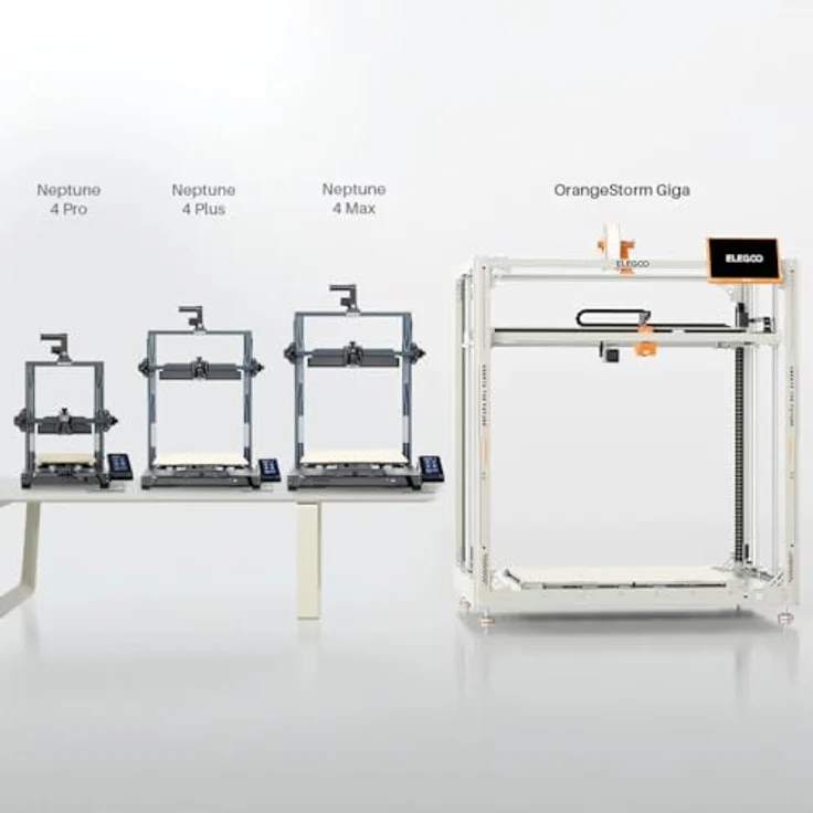 Elegoo OrangeStorm Giga, 3D-Druckblatt für optimale Haftung und einfache Ablösung, orange – Bild 4