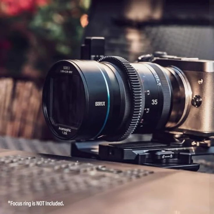SIRUI 35 mm F1,8 1,33X S35 Anamorphotisches Cine-Objektiv (RF-Mount) für R5, R6, C70, C50, mit ovalem Bokeh und 2,4:1-Breitbildaufnahmen – Bild 3