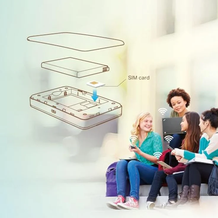 TP-Link M7350 mobiler 4G/LTE MiFi Dualband WLAN Router (UK Version - nicht für Deutschland) – Bild 12