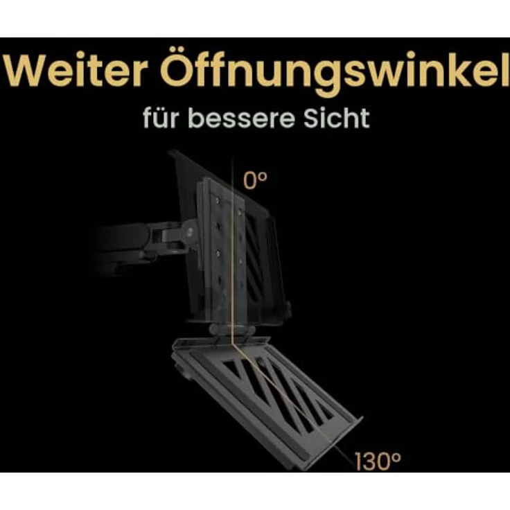 BenQ LTB01 Montagemodul für Notebook (12-17 Zoll) mit 75x75 mm Montageschnittstelle – Bild 6