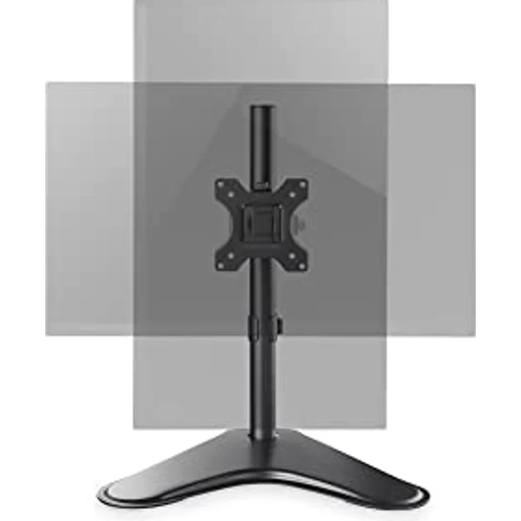 DIGITUS Monitorhalterung - Standfuß - 1 Monitor - Bis 32 Zoll - VESA 75x75, 100x100 - Schwarz – Bild 4