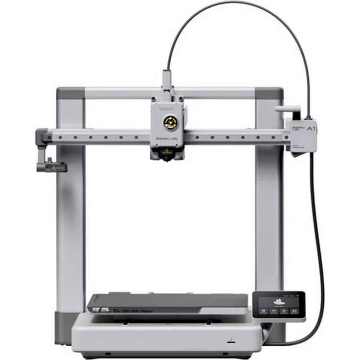 Bambu Lab A1 Combo, 3D-Drucker mit selbstkalibrierendem System und aktiver Durchflusskompensation