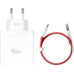 ONEPLUS SUPERVOOC 100W Power Adapter Kit weiß, Original Markenprodukt mit Zwei Jahren Garantie
