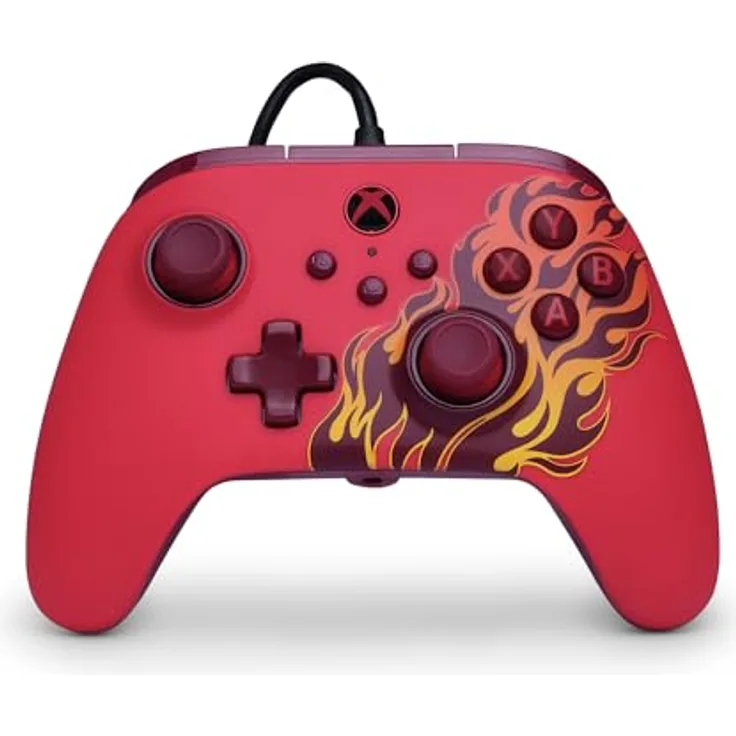 PowerA Advantage XBGP0543-01, kabelgebundenes Gamepad für PC, Xbox One, Series S & X, mit Hall-Effekt-Thumbsticks, programmierbaren Tasten und dualen Rumble-Motoren