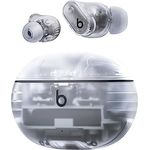 Beats Studio Buds + (2023) – Komplett kabellose Noise Cancelling In-Ear Kopfhörer, verbesserte Apple & Android Kompatibilität, eingebautes Mikrofon, Schweiß-beständige Bluetooth Kopfhörer- Transparent