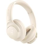 soundcore Anker Q20i, Wireless Bluetooth Over-Ear Kopfhörer mit Hybrid Active Noise Cancelling, 40 Stunden Spielzeit, High-Definition-Sound, Tiefer Bass, Personalisierung per App, Creme