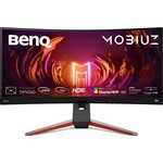 BenQ MOBIUZ EX3410R Curved Gaming Monitor (34 Zoll, Ultrawide, WQHD, 144 Hz, 1ms, HDR 400, FreeSync Premium Pro, Fernbedienung), Gray