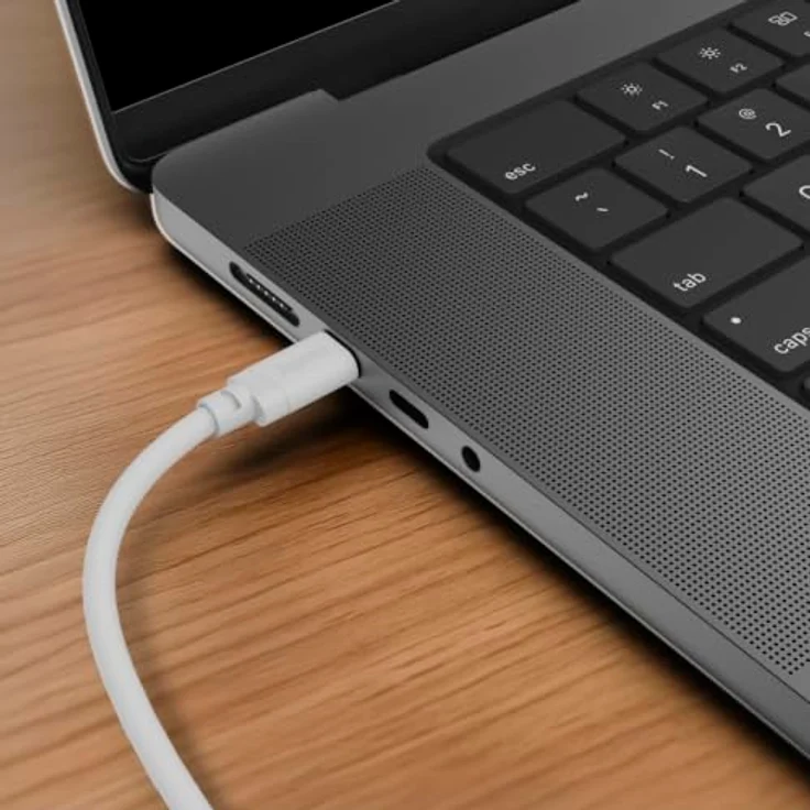 Hama USB-C auf Lightning Ladekabel, 1m, Schnellladen und High-Speed-Datenübertragung, für Apple, Weiß – Bild 5