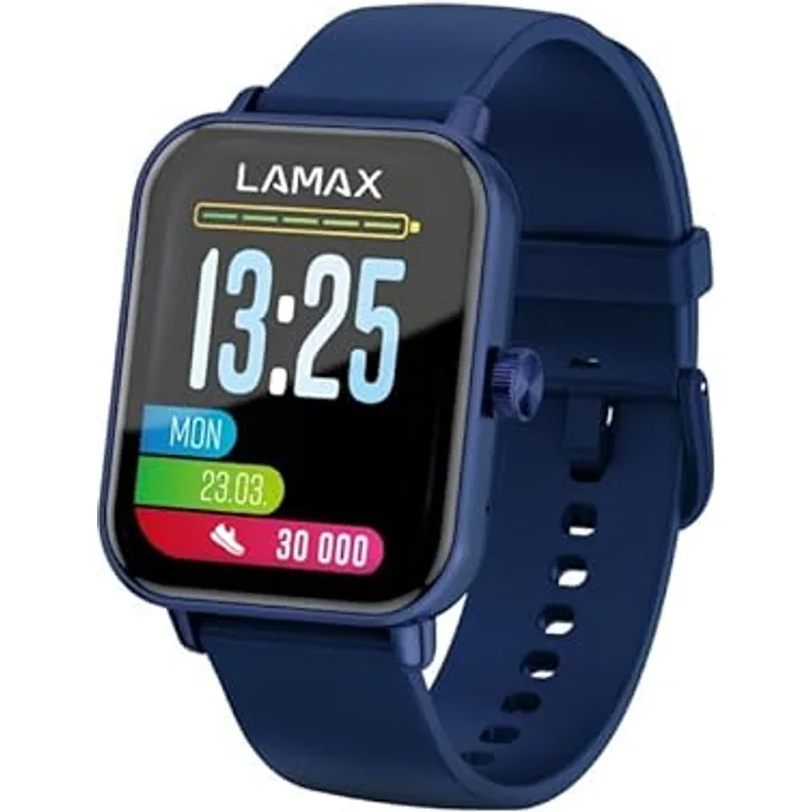 LAMAX BCool2 Play Blue, Kinder-Smartwatch mit zusätzlichem Armband