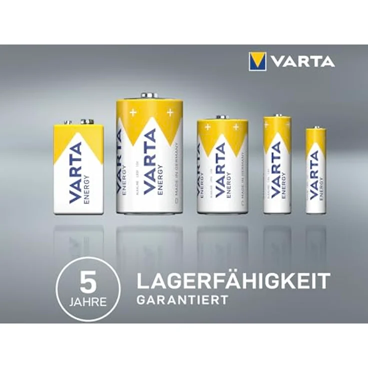 VARTA AAA Alkaline Batterien, 12 Stück, 1,5V, Energy, auslaufsicher, langlebig, Verpackung 90% recycelt, Made in Germany – Bild 3