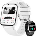 TAOPON Smartwatch (1,83 Zoll, Android, iOS) mit Telefonfunktion Fitnessuhr Sport Uhren, Herzfrequenz Schlafmonitor, Wasserdicht - Schwarz