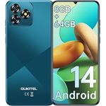OUKITEL C53 Android 14 Smartphone - 8GB+64GB/1TB erweiterbar, Octa Core 6,6" HD+ Smartphone, 13MP+5MP Kamera, 4300mAh, 4G Dual SIM, Gesicht/GPS, Blau