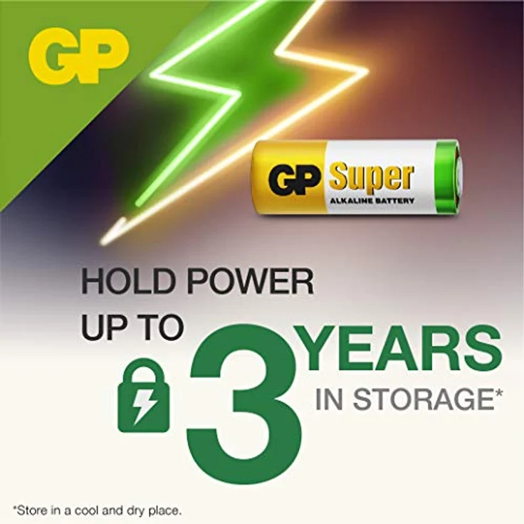 GP Batteries Super Alkaline N Batterie, N Lady, GP910A, LR01, 1,5V, 8 Stück – Bild 2