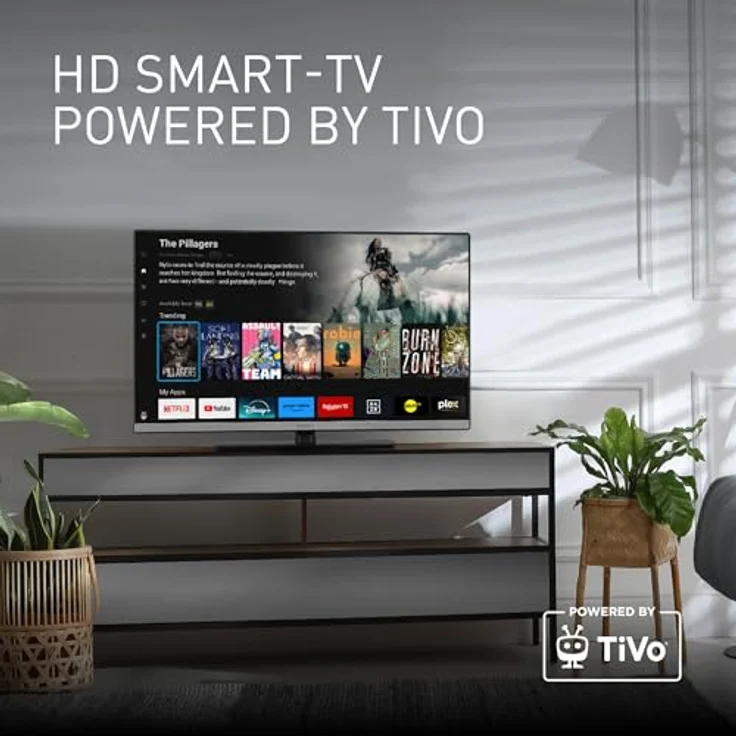 Panasonic TB-32S40AEZ, S40 Serie 32 Zoll HD LED Smart TV, 2024, TiVo, Google- und Alexa-Sprachsteuerung, Gaming-Modus, Media Player, HDR, HDMI, WLAN, in Schwarz – Bild 3