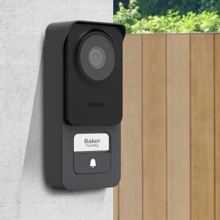 Philips Welcome Eye Connect 3, Videosprechanlage mit HD-Kamera, Infrarot-Nachtlichtfunktion und 165° Weitwinkelobjektiv – Bild 8