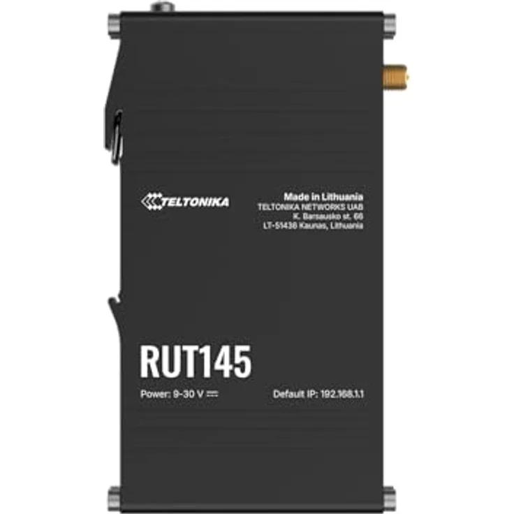 Teltonika RUT145, Router mit Wi-Fi 4 (802.11n) und RS485-Anschluss, schwarz – Bild 2