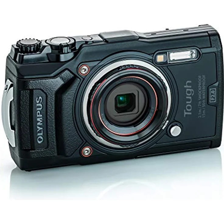 Olympus Tough TG-6 wasserdichte Kamera, Basis, schwarz – Bild 11