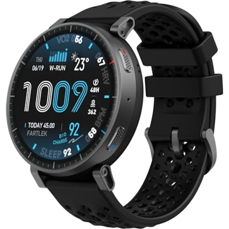 Amazfit Active Max Smartwatch, 1,5" AMOLED-Display, 25 Tage Akku, GPS, NFC, 4GB Speicher, 170+ Sportmodi, 5 ATM Wasserschutz, Herzfrequenz- und Schlaftracking für Android & iPhone – Bild 1