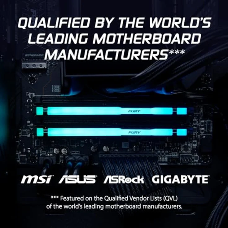 Kingston Fury Beast Schwarz RGB Expo 32GB 6000MT/s DDR5 CL30 DIMM Desktop Gaming Speicher Kit mit 2 - KF560C30BBEAK2-32 – Bild 4
