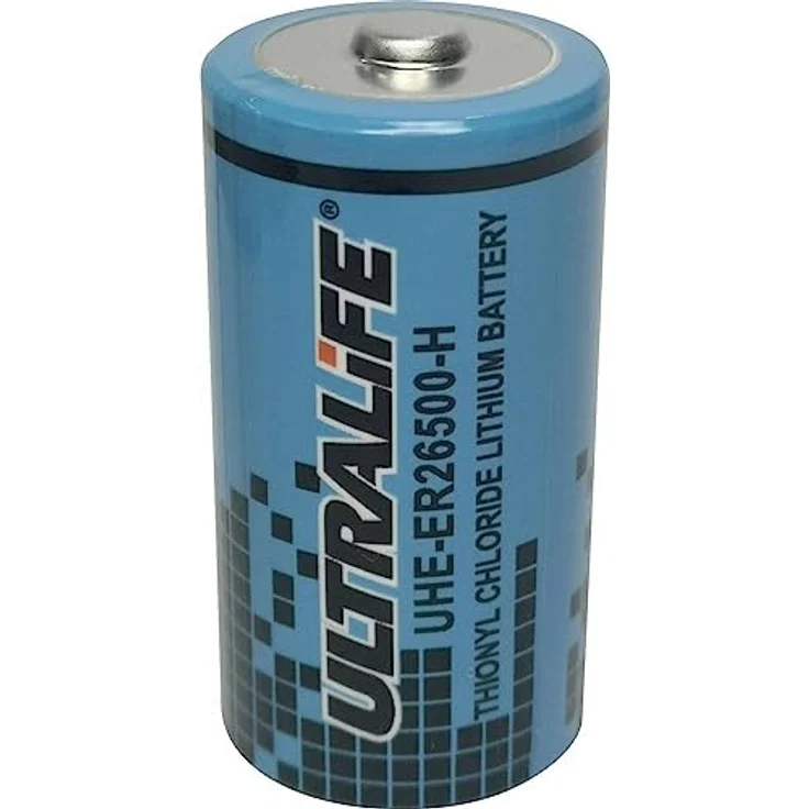 Ultralife ER 26500H, Spezial-Batterie Baby (C) Lithium, 3.6 V 9000 mAh, hochstromfähig, Temperaturbereich -55 bis +85 °C