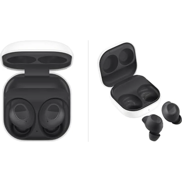 Samsung Galaxy Buds FE Kabellose Bluetooth-Ohrhörer, Active Noise Cancelling (ANC), Komfortable Passform, 3 Mikrofone, Touch Control, Tiefer Bass, Inkl. Ladekabel, Graphite – Bild 3