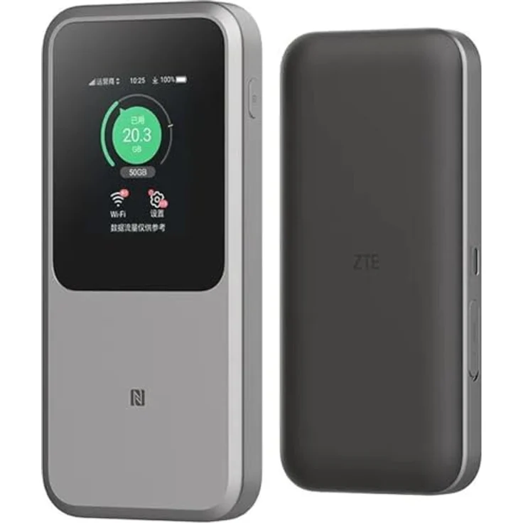 ZTE MU5120 5G Router, Mehrfarbig, 9 x 7 x 17 cm – Bild 1