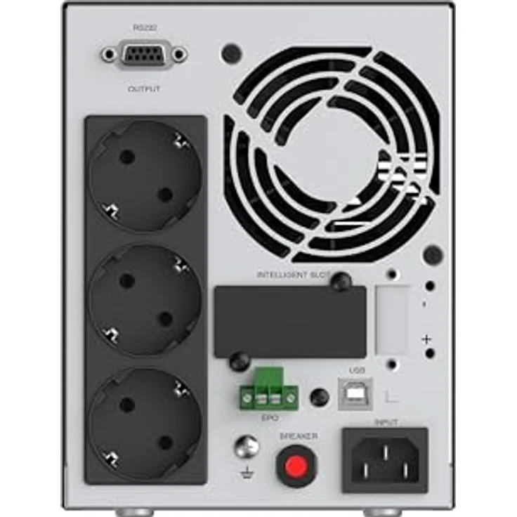 Conceptronic ZEUS USV 1000VA 900W Online UPS,IEC EPO Port - Tower USV mit ECO-Modus, HID-USB Kommunikation, Emergency Power Off (EPO) Port – Bild 3