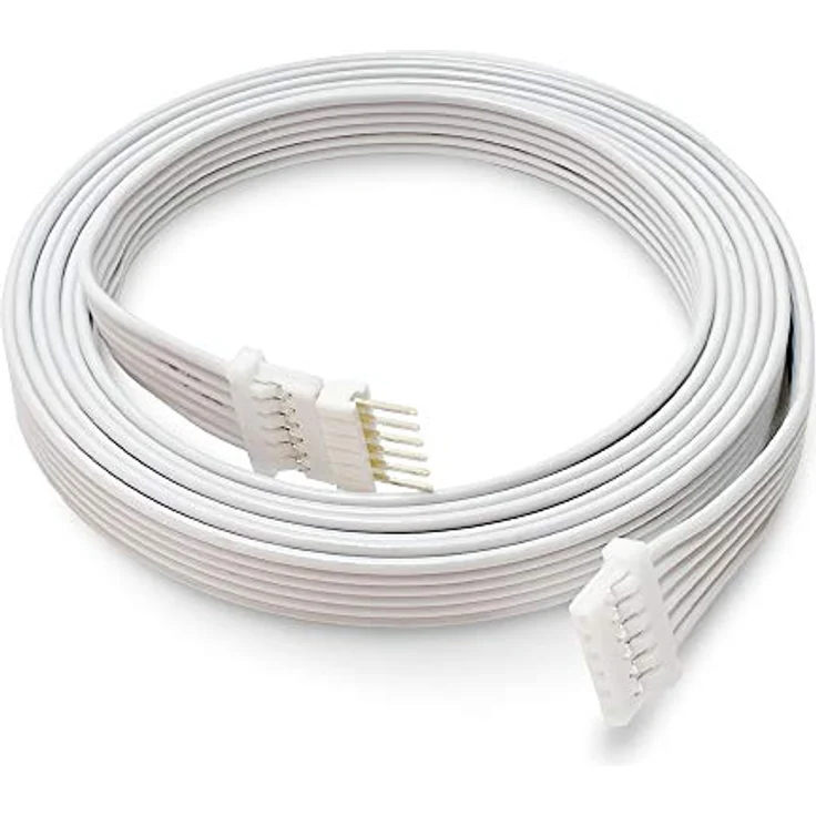 Nordic Light Solutions LIGHT SOLUTIONS 1m Verlängerungskabel für Philips Hue Lightstrip V4 & Solo, hochwertig in Weiß, zur Erweiterung von LED-Streifen – Bild 1