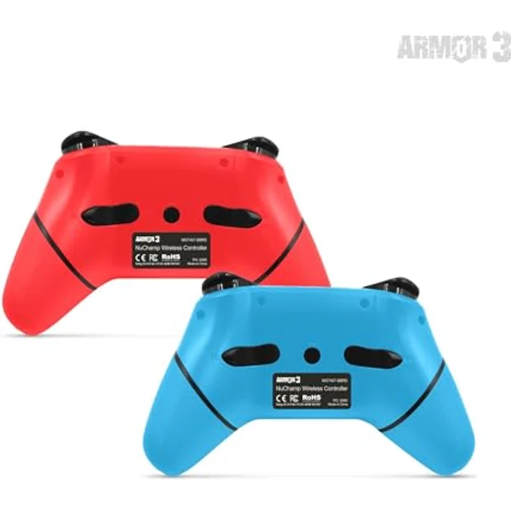 Hyperkin Armor3 NuChamp Wireless Controller Doppelpack, 2in1-blue/red mit Motion Controls und anpassbaren Pro Paddle Tasten – Bild 3
