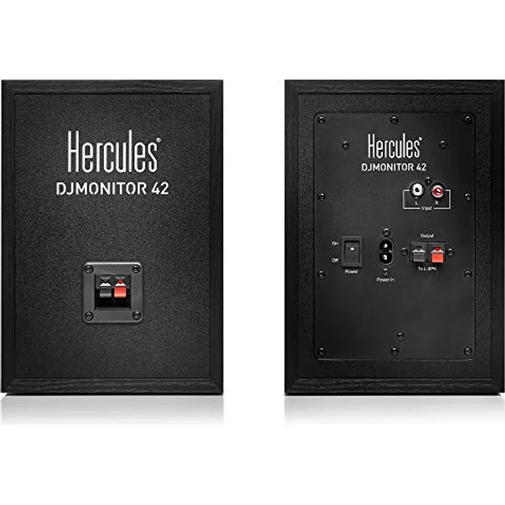 Hercules 4780886 Aktiver Monitor Lautsprecher (2 x 20 Watt) schwarz Kompakt-Lautsprecher - 40 Watt - schwarz – Bild 3