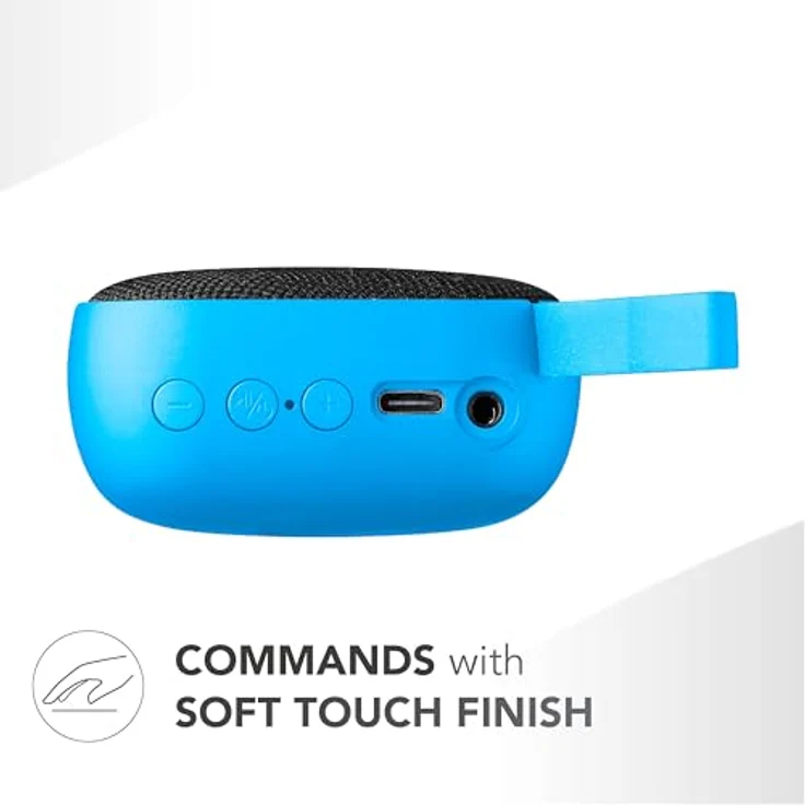 Music Sound MINI Bluetooth-Lautsprecher, 3 Watt Leistung, 4 Stunden Spielzeit, kompakt und tragbar, blau – Bild 3